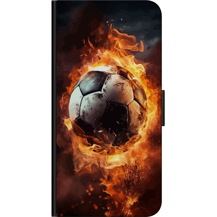 Wallet case for Samsung Galaxy Note10 Lite with Football design in the group SMARTPHONE & TABLETS / Phone cases / Samsung at TP E-commerce Nordic AB (A60572)