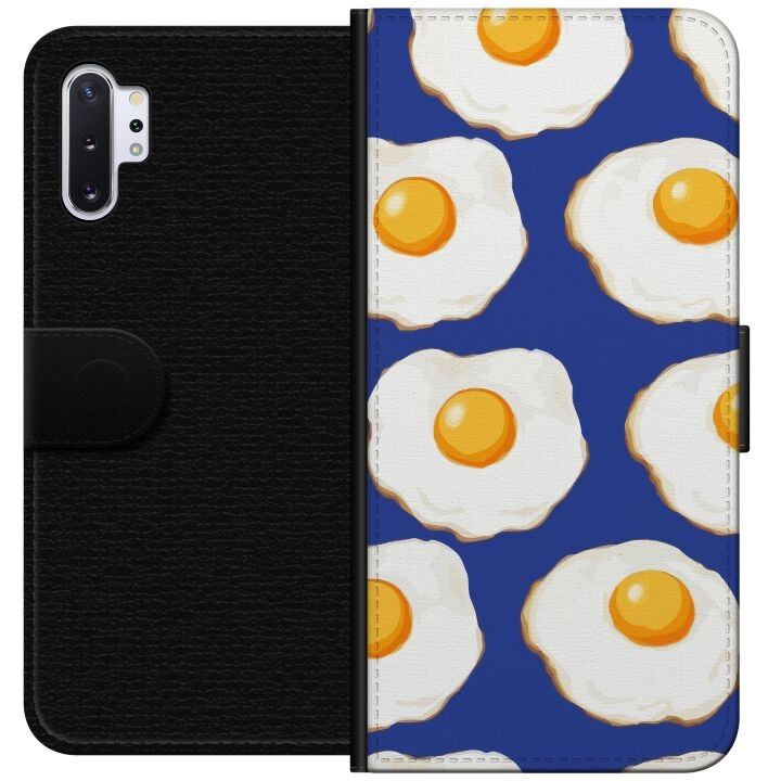 Wallet case for Samsung Galaxy Note10+ with Fried eggs design in the group SMARTPHONE & TABLETS / Phone cases / Samsung at TP E-commerce Nordic AB (A60584)