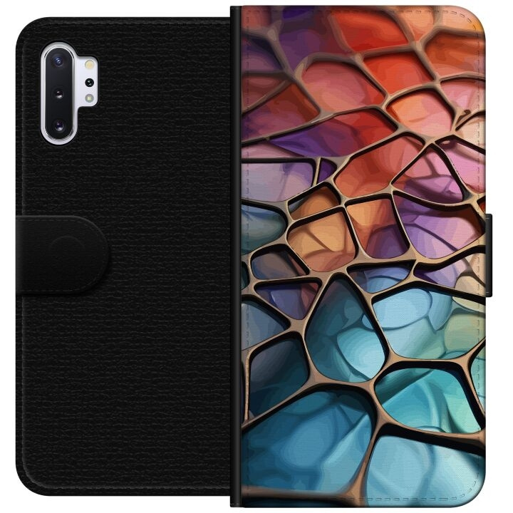 Wallet case for Samsung Galaxy Note10+ with Metallic pattern design in the group SMARTPHONE & TABLETS / Phone cases / Samsung at TP E-commerce Nordic AB (A60588)