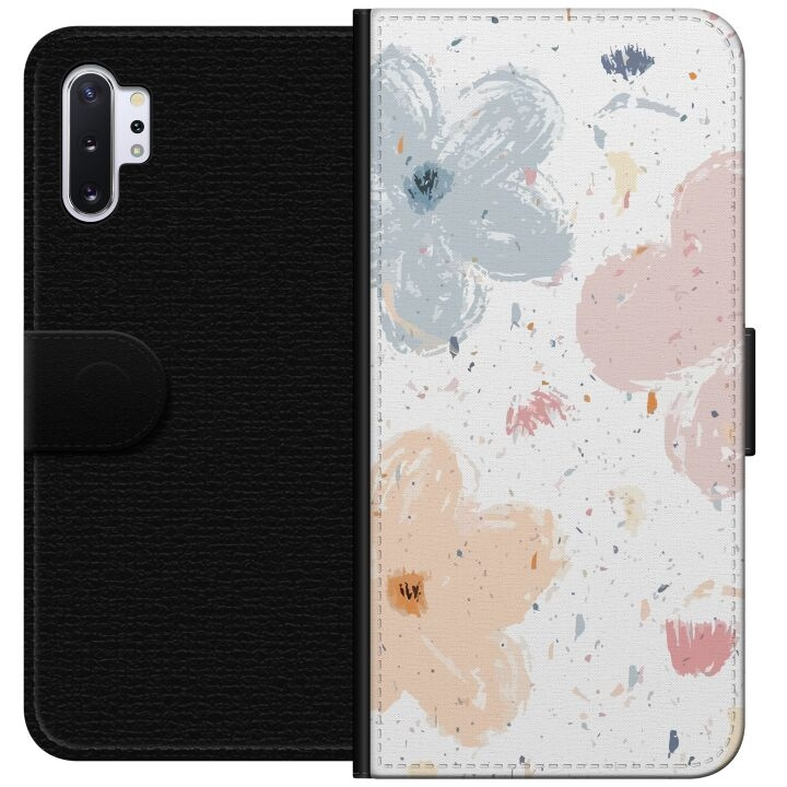 Wallet case for Samsung Galaxy Note10+ with Flowers design in the group SMARTPHONE & TABLETS / Phone cases / Samsung at TP E-commerce Nordic AB (A60590)