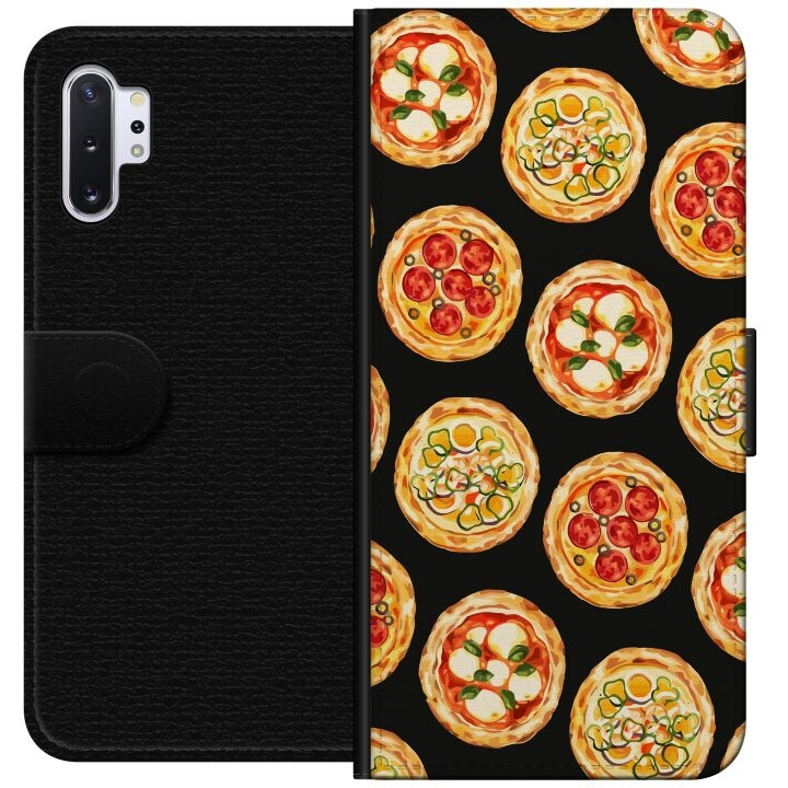 Wallet case for Samsung Galaxy Note10+ with Pizza design in the group SMARTPHONE & TABLETS / Phone cases / Samsung at TP E-commerce Nordic AB (A60591)