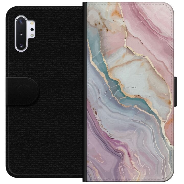 Wallet case for Samsung Galaxy Note10+ with Marble design in the group SMARTPHONE & TABLETS / Phone cases / Samsung at TP E-commerce Nordic AB (A60600)