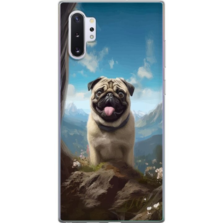 Mobile case for Samsung Galaxy Note10+ with Happy Dog design in the group SMARTPHONE & TABLETS / Phone cases / Samsung at TP E-commerce Nordic AB (A60623)