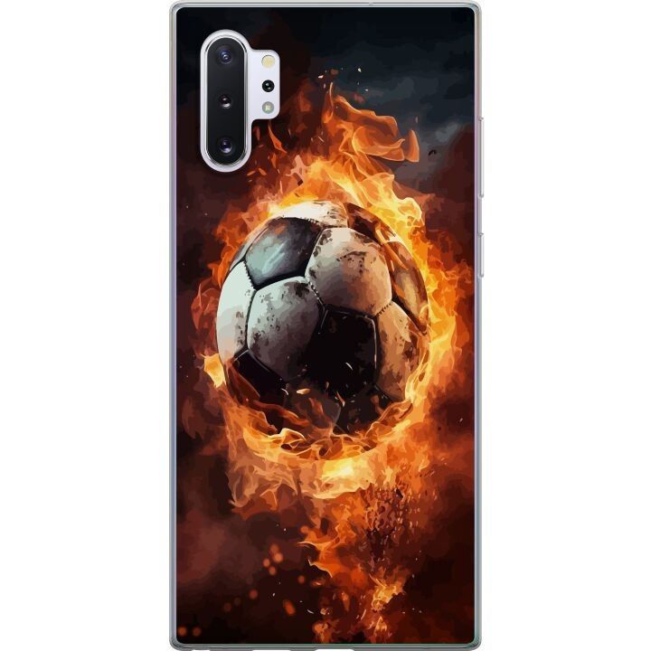 Mobile case for Samsung Galaxy Note10+ with Football design in the group SMARTPHONE & TABLETS / Phone cases / Samsung at TP E-commerce Nordic AB (A60626)