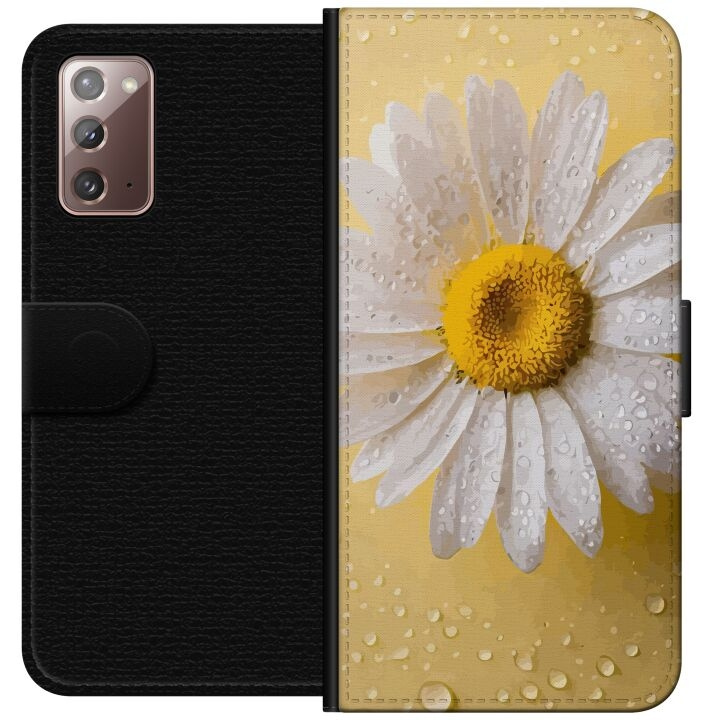 Wallet case for Samsung Galaxy Note20 with Porslinsblomma design in the group SMARTPHONE & TABLETS / Phone cases / Samsung at TP E-commerce Nordic AB (A60632)