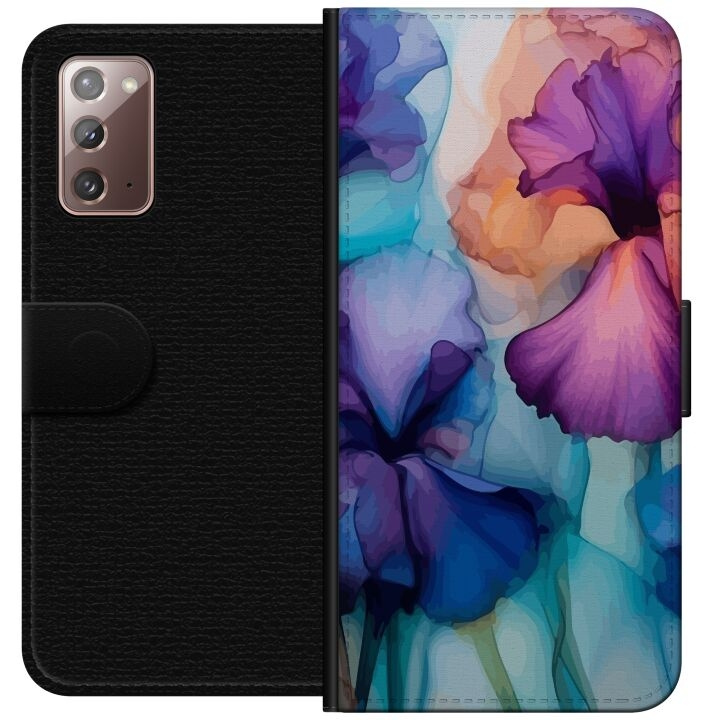 Wallet case for Samsung Galaxy Note20 with Magical flowers design in the group SMARTPHONE & TABLETS / Phone cases / Samsung at TP E-commerce Nordic AB (A60635)