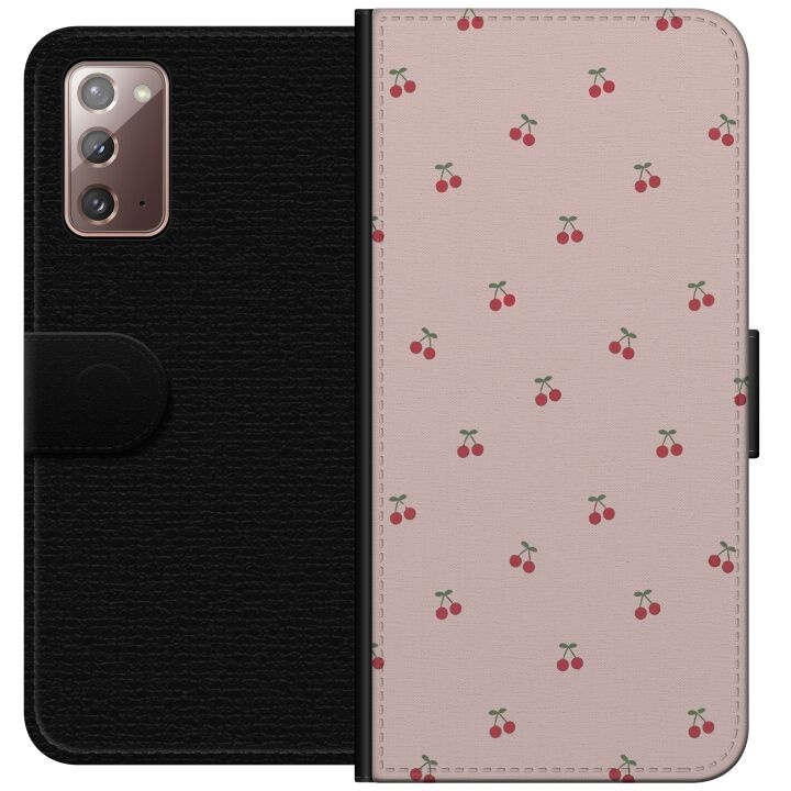 Wallet case for Samsung Galaxy Note20 with Cherry design in the group SMARTPHONE & TABLETS / Phone cases / Samsung at TP E-commerce Nordic AB (A60639)