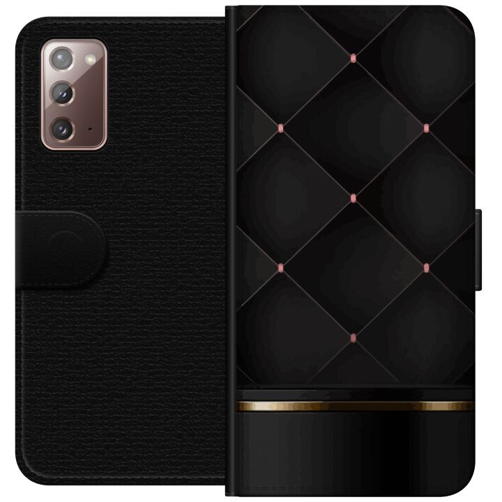 Wallet case for Samsung Galaxy Note20 with Luxury line design in the group SMARTPHONE & TABLETS / Phone cases / Samsung at TP E-commerce Nordic AB (A60647)