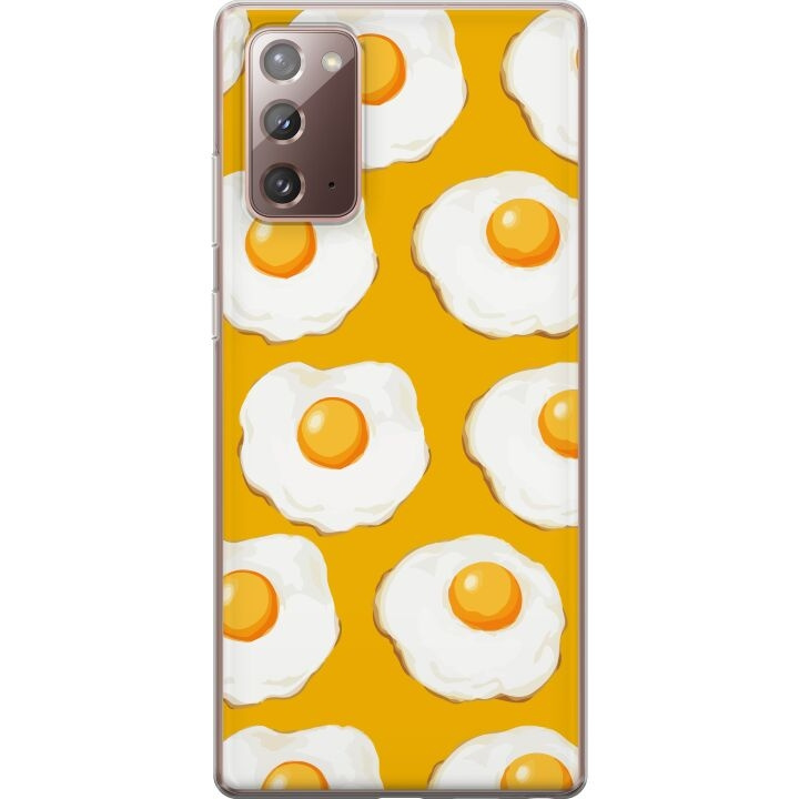 Mobile case for Samsung Galaxy Note20 with Fried egg design in the group SMARTPHONE & TABLETS / Phone cases / Samsung at TP E-commerce Nordic AB (A60661)