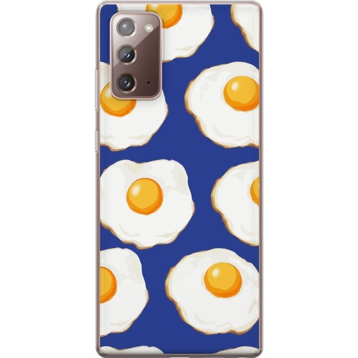 Mobile case for Samsung Galaxy Note20 with Fried eggs design in the group SMARTPHONE & TABLETS / Phone cases / Samsung at TP E-commerce Nordic AB (A60665)