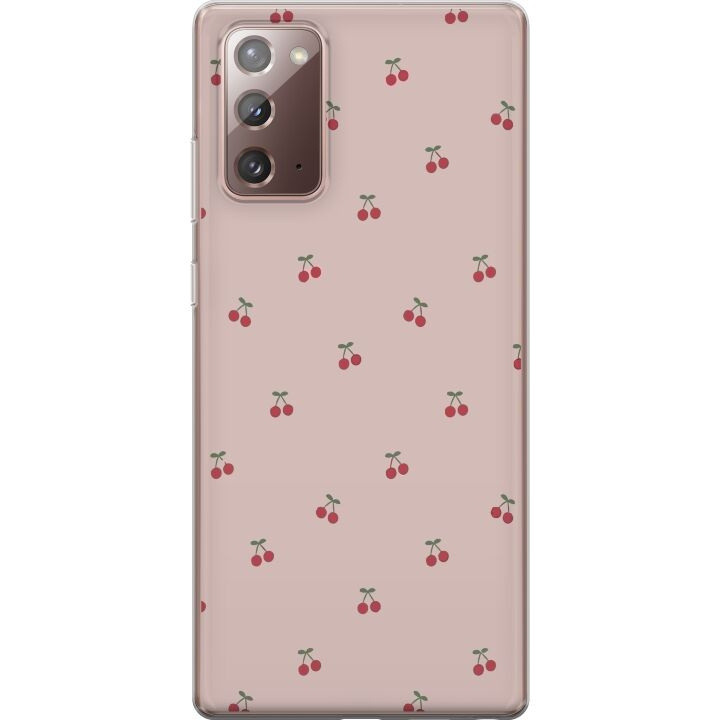 Mobile case for Samsung Galaxy Note20 with Cherry design in the group SMARTPHONE & TABLETS / Phone cases / Samsung at TP E-commerce Nordic AB (A60666)