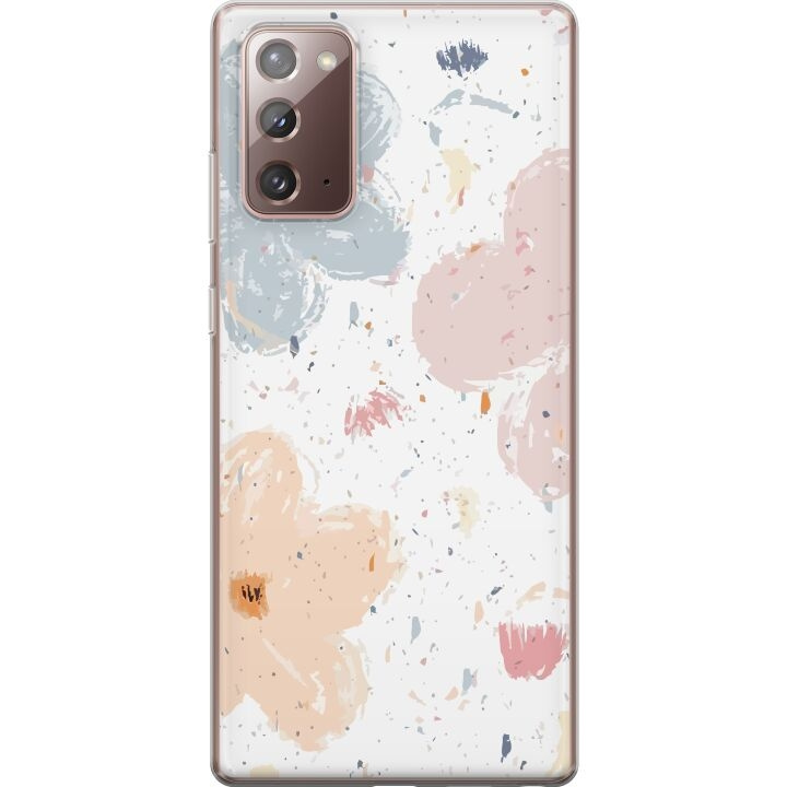 Mobile case for Samsung Galaxy Note20 with Flowers design in the group SMARTPHONE & TABLETS / Phone cases / Samsung at TP E-commerce Nordic AB (A60671)