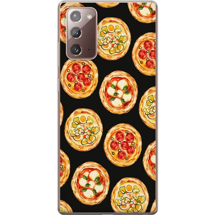 Mobile case for Samsung Galaxy Note20 with Pizza design in the group SMARTPHONE & TABLETS / Phone cases / Samsung at TP E-commerce Nordic AB (A60672)