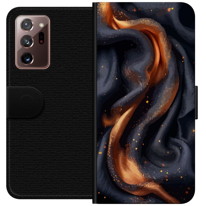 Wallet case for Samsung Galaxy Note20 Ultra with Fiery silk design in the group SMARTPHONE & TABLETS / Phone cases / Samsung at TP E-commerce Nordic AB (A60687)