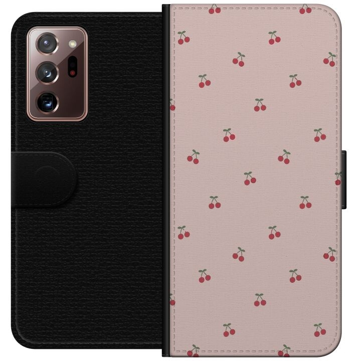 Wallet case for Samsung Galaxy Note20 Ultra with Cherry design in the group SMARTPHONE & TABLETS / Phone cases / Samsung at TP E-commerce Nordic AB (A60693)