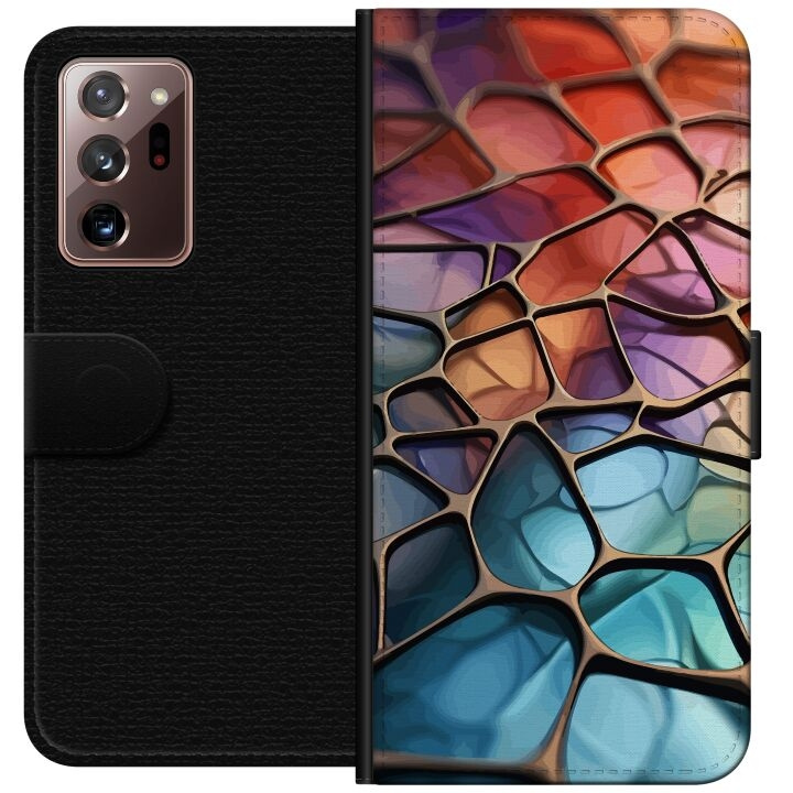 Wallet case for Samsung Galaxy Note20 Ultra with Metallic pattern design in the group SMARTPHONE & TABLETS / Phone cases / Samsung at TP E-commerce Nordic AB (A60696)