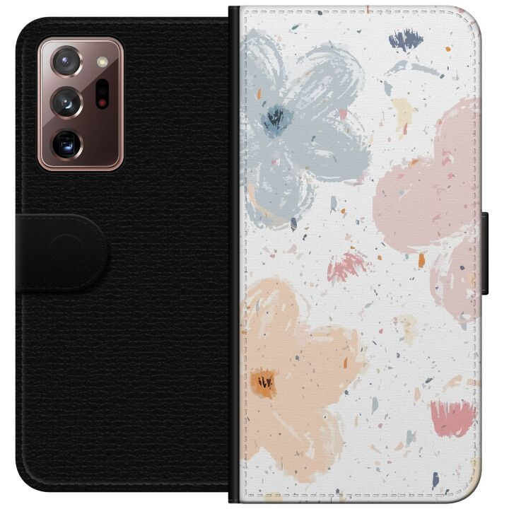 Wallet case for Samsung Galaxy Note20 Ultra with Flowers design in the group SMARTPHONE & TABLETS / Phone cases / Samsung at TP E-commerce Nordic AB (A60698)