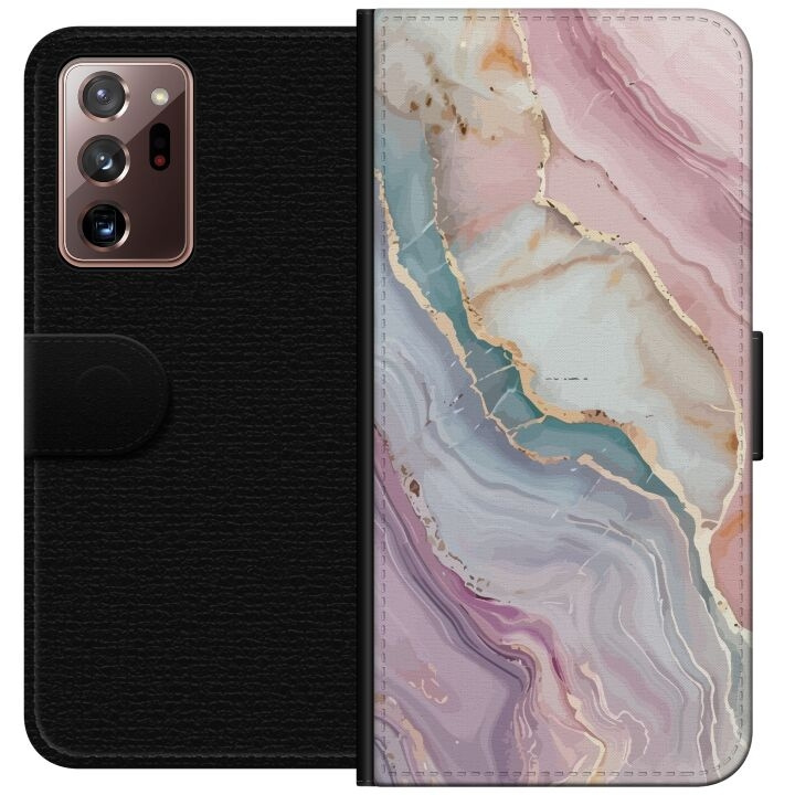 Wallet case for Samsung Galaxy Note20 Ultra with Marble design in the group SMARTPHONE & TABLETS / Phone cases / Samsung at TP E-commerce Nordic AB (A60708)