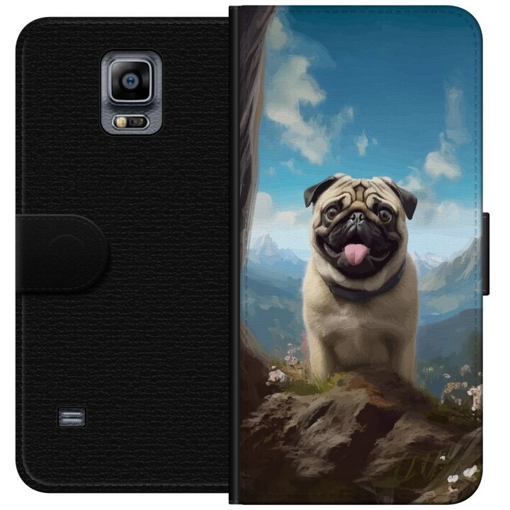 Wallet case for Samsung Galaxy Note 4 with Happy Dog design in the group SMARTPHONE & TABLETS / Phone cases / Samsung at TP E-commerce Nordic AB (A60758)