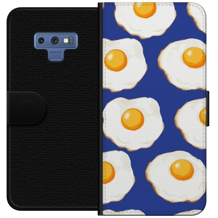 Wallet case for Samsung Galaxy Note9 with Fried eggs design in the group SMARTPHONE & TABLETS / Phone cases / Samsung at TP E-commerce Nordic AB (A60773)