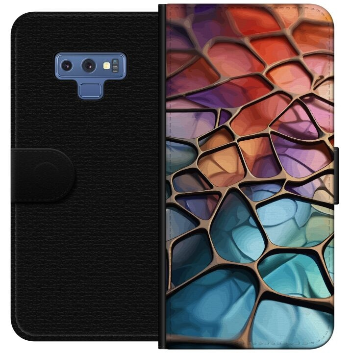 Wallet case for Samsung Galaxy Note9 with Metallic pattern design in the group SMARTPHONE & TABLETS / Phone cases / Samsung at TP E-commerce Nordic AB (A60777)