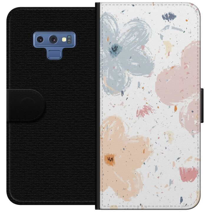 Wallet case for Samsung Galaxy Note9 with Flowers design in the group SMARTPHONE & TABLETS / Phone cases / Samsung at TP E-commerce Nordic AB (A60779)