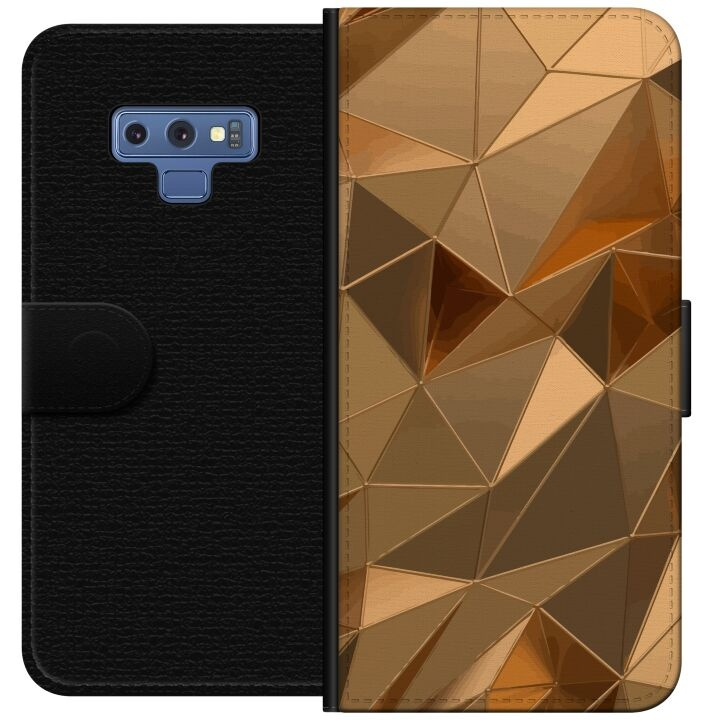 Wallet case for Samsung Galaxy Note9 with 3D Gold design in the group SMARTPHONE & TABLETS / Phone cases / Samsung at TP E-commerce Nordic AB (A60791)