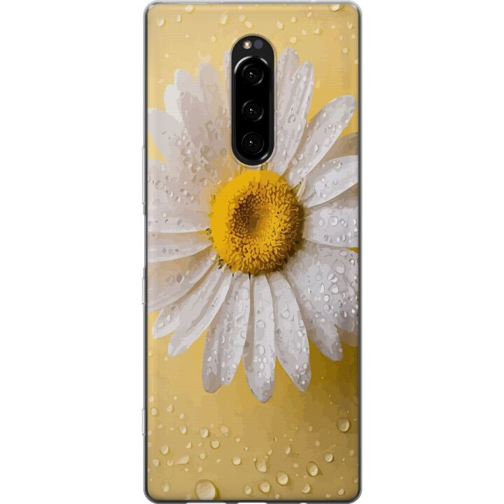 Mobile case for Sony Xperia 1 with Porslinsblomma design in the group SMARTPHONE & TABLETS / Phone cases / Sony at TP E-commerce Nordic AB (A60794)