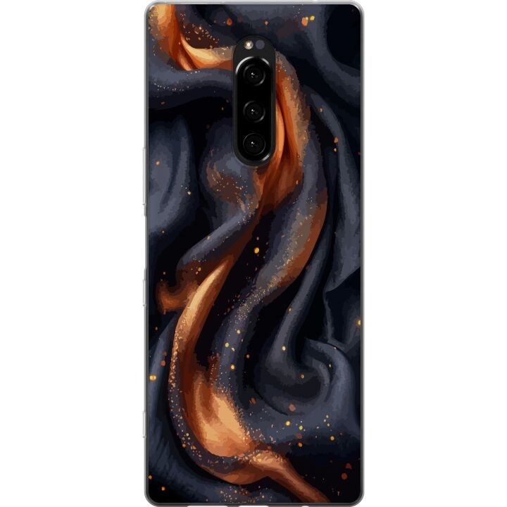 Mobile case for Sony Xperia 1 with Fiery silk design in the group SMARTPHONE & TABLETS / Phone cases / Sony at TP E-commerce Nordic AB (A60795)