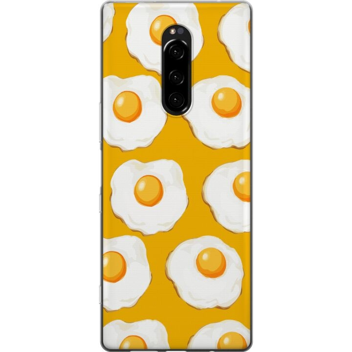 Mobile case for Sony Xperia 1 with Fried egg design in the group SMARTPHONE & TABLETS / Phone cases / Sony at TP E-commerce Nordic AB (A60796)