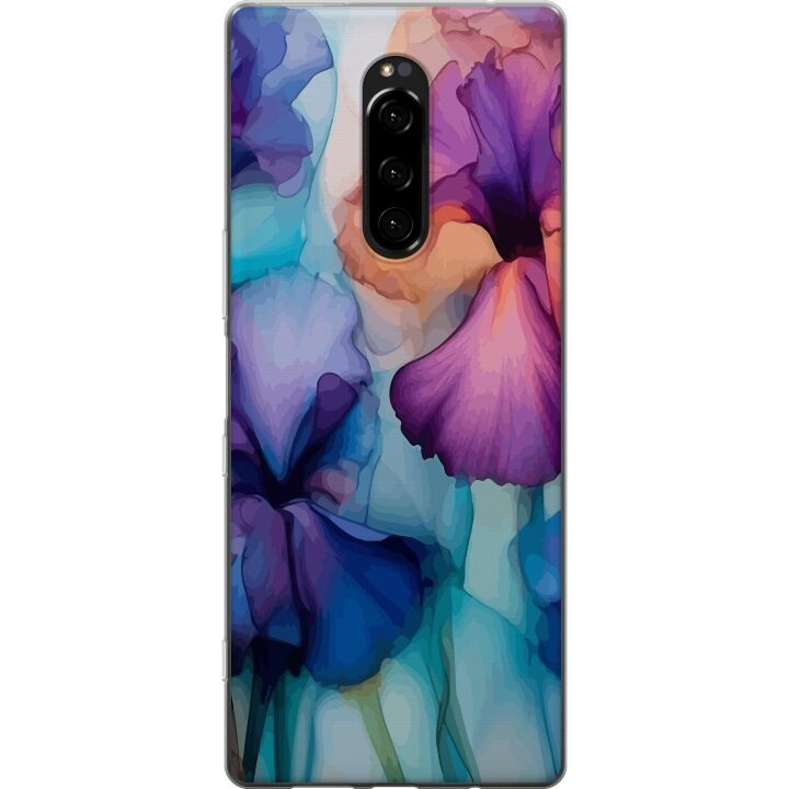 Mobile case for Sony Xperia 1 with Magical flowers design in the group SMARTPHONE & TABLETS / Phone cases / Sony at TP E-commerce Nordic AB (A60797)