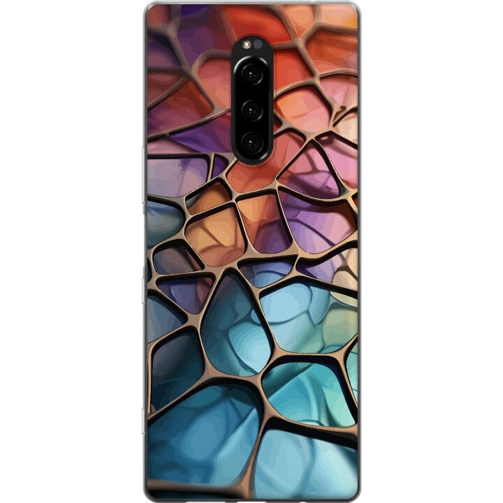 Mobile case for Sony Xperia 1 with Metallic pattern design in the group SMARTPHONE & TABLETS / Phone cases / Sony at TP E-commerce Nordic AB (A60804)