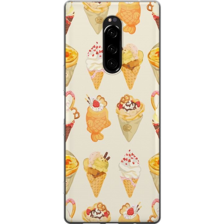 Mobile case for Sony Xperia 1 with Glassy design in the group SMARTPHONE & TABLETS / Phone cases / Sony at TP E-commerce Nordic AB (A60805)