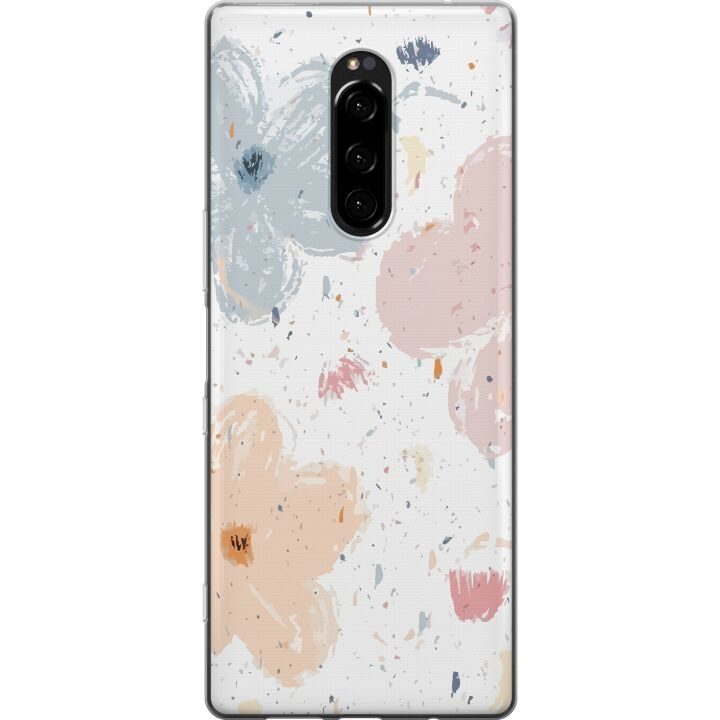 Mobile case for Sony Xperia 1 with Flowers design in the group SMARTPHONE & TABLETS / Phone cases / Sony at TP E-commerce Nordic AB (A60806)