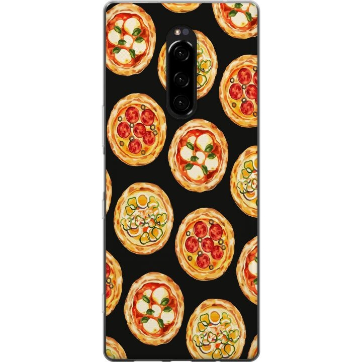 Mobile case for Sony Xperia 1 with Pizza design in the group SMARTPHONE & TABLETS / Phone cases / Sony at TP E-commerce Nordic AB (A60807)