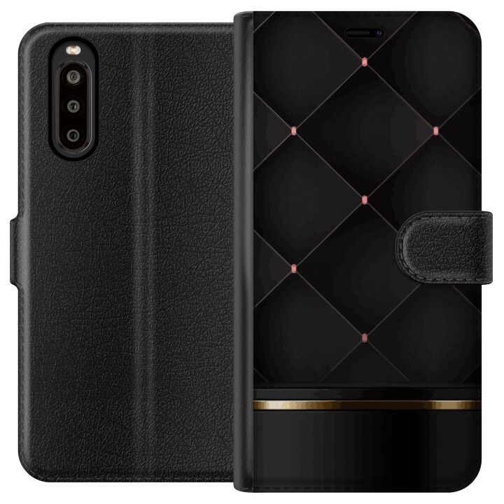 Wallet case for Sony Xperia 10 II with Luxury line design in the group SMARTPHONE & TABLETS / Phone cases / Sony at TP E-commerce Nordic AB (A60863)