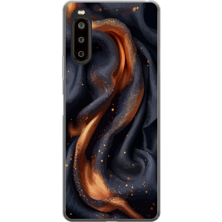 Mobile case for Sony Xperia 10 II with Fiery silk design in the group SMARTPHONE & TABLETS / Phone cases / Sony at TP E-commerce Nordic AB (A60876)