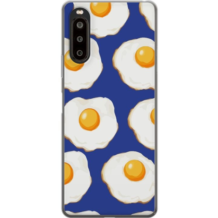 Mobile case for Sony Xperia 10 II with Fried eggs design in the group SMARTPHONE & TABLETS / Phone cases / Sony at TP E-commerce Nordic AB (A60881)