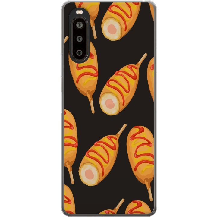 Mobile case for Sony Xperia 10 II with Chicken drumstick design in the group SMARTPHONE & TABLETS / Phone cases / Sony at TP E-commerce Nordic AB (A60884)