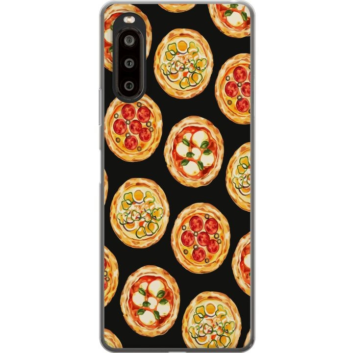 Mobile case for Sony Xperia 10 II with Pizza design in the group SMARTPHONE & TABLETS / Phone cases / Sony at TP E-commerce Nordic AB (A60888)