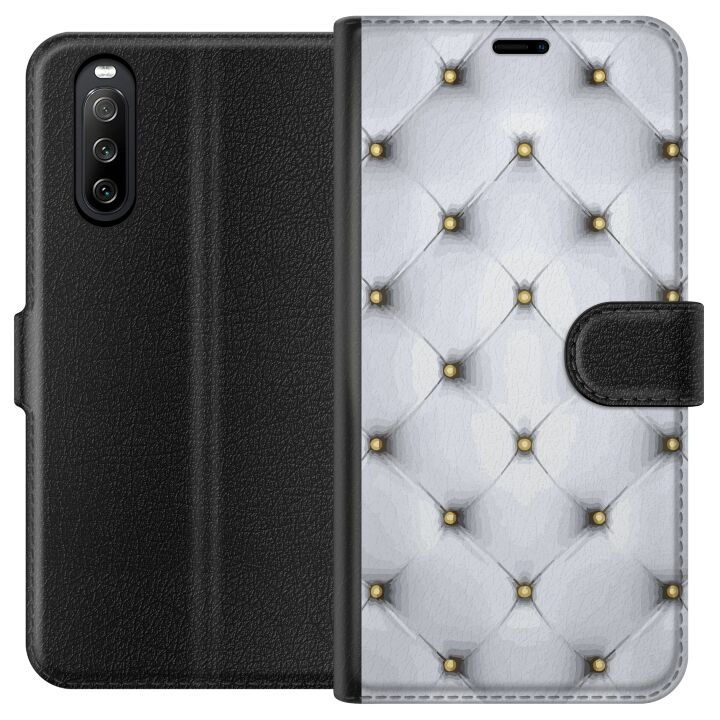 Wallet case for Sony Xperia 10 III with Luxurious design in the group SMARTPHONE & TABLETS / Phone cases / Sony at TP E-commerce Nordic AB (A60916)