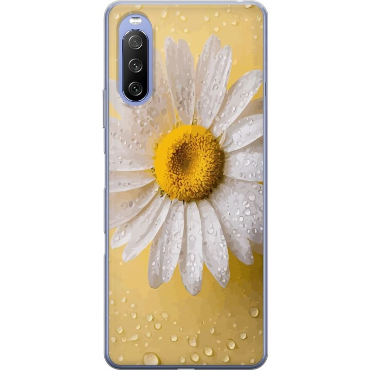 Mobile case for Sony Xperia 10 III with Porslinsblomma design in the group SMARTPHONE & TABLETS / Phone cases / Sony at TP E-commerce Nordic AB (A60929)