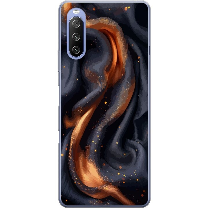 Mobile case for Sony Xperia 10 III with Fiery silk design in the group SMARTPHONE & TABLETS / Phone cases / Sony at TP E-commerce Nordic AB (A60930)