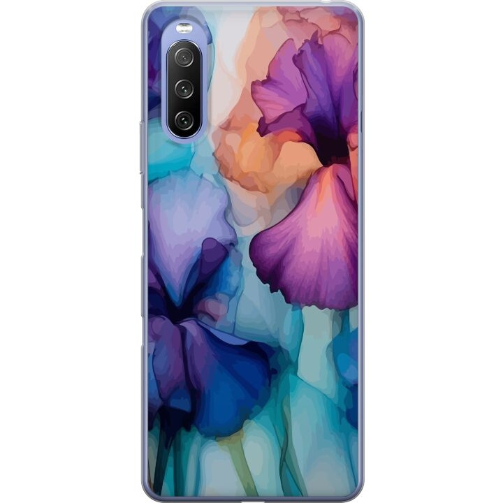 Mobile case for Sony Xperia 10 III with Magical flowers design in the group SMARTPHONE & TABLETS / Phone cases / Sony at TP E-commerce Nordic AB (A60932)