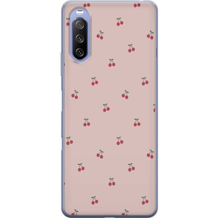 Mobile case for Sony Xperia 10 III with Cherry design in the group SMARTPHONE & TABLETS / Phone cases / Sony at TP E-commerce Nordic AB (A60936)