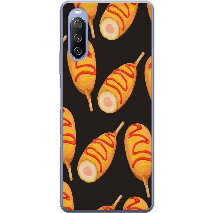 Mobile case for Sony Xperia 10 III with Chicken drumstick design in the group SMARTPHONE & TABLETS / Phone cases / Sony at TP E-commerce Nordic AB (A60938)