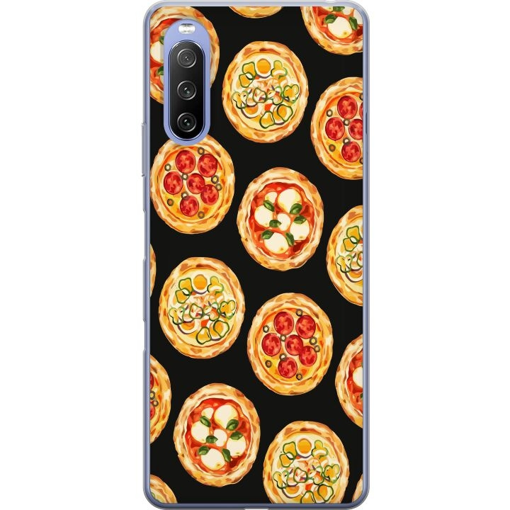 Mobile case for Sony Xperia 10 III with Pizza design in the group SMARTPHONE & TABLETS / Phone cases / Sony at TP E-commerce Nordic AB (A60942)