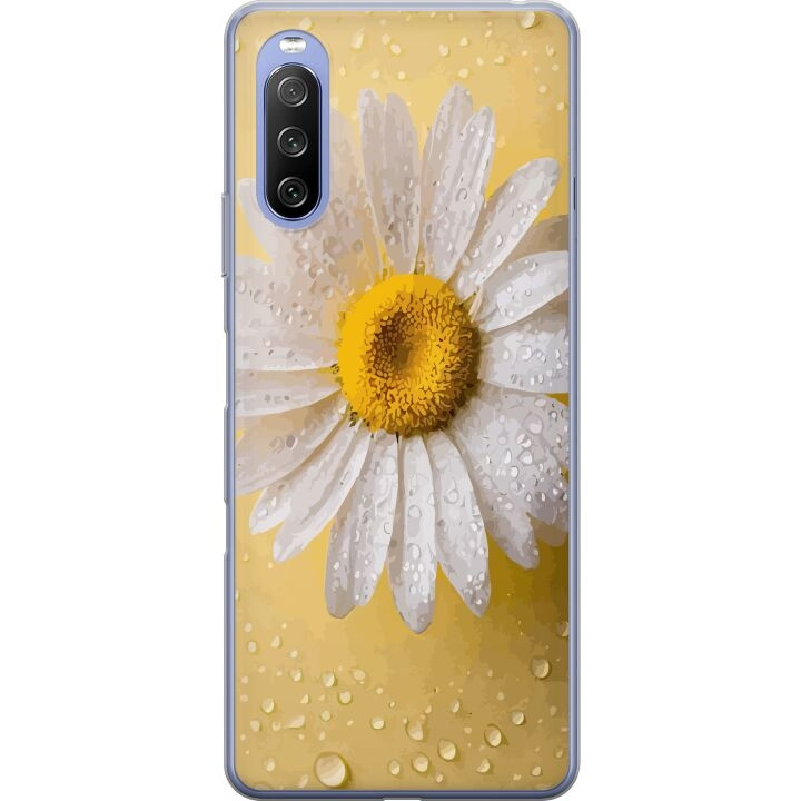 Mobile case for Sony Xperia 10 III Lite with Porslinsblomma design in the group SMARTPHONE & TABLETS / Phone cases / Sony at TP E-commerce Nordic AB (A60956)