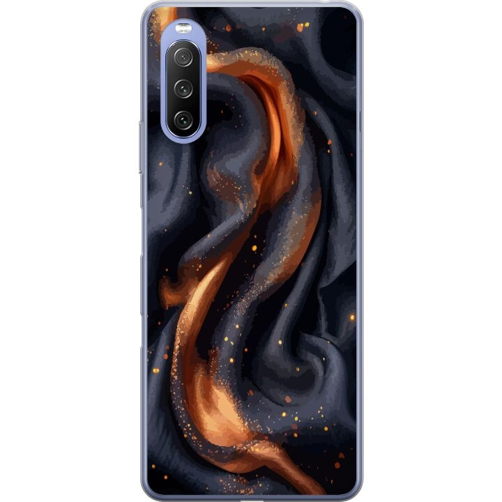 Mobile case for Sony Xperia 10 III Lite with Fiery silk design in the group SMARTPHONE & TABLETS / Phone cases / Sony at TP E-commerce Nordic AB (A60957)