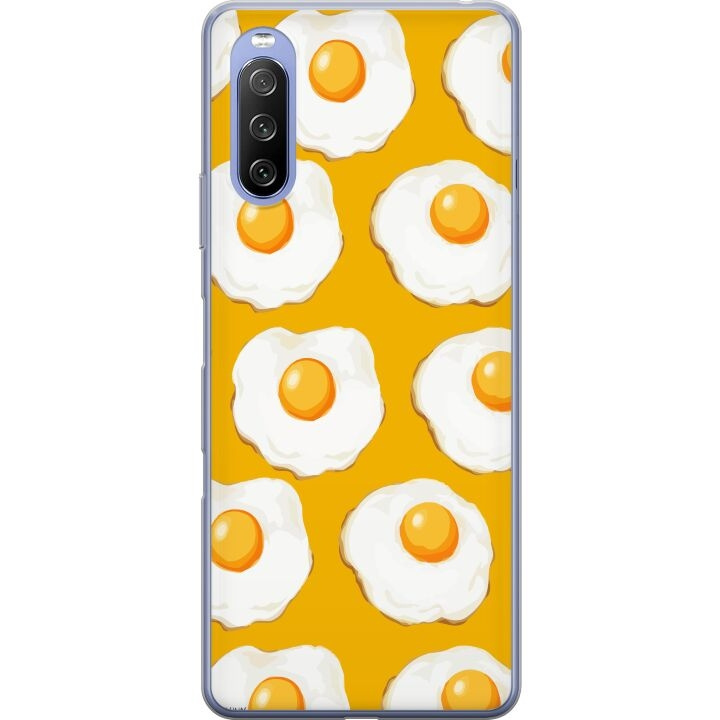 Mobile case for Sony Xperia 10 III Lite with Fried egg design in the group SMARTPHONE & TABLETS / Phone cases / Sony at TP E-commerce Nordic AB (A60958)